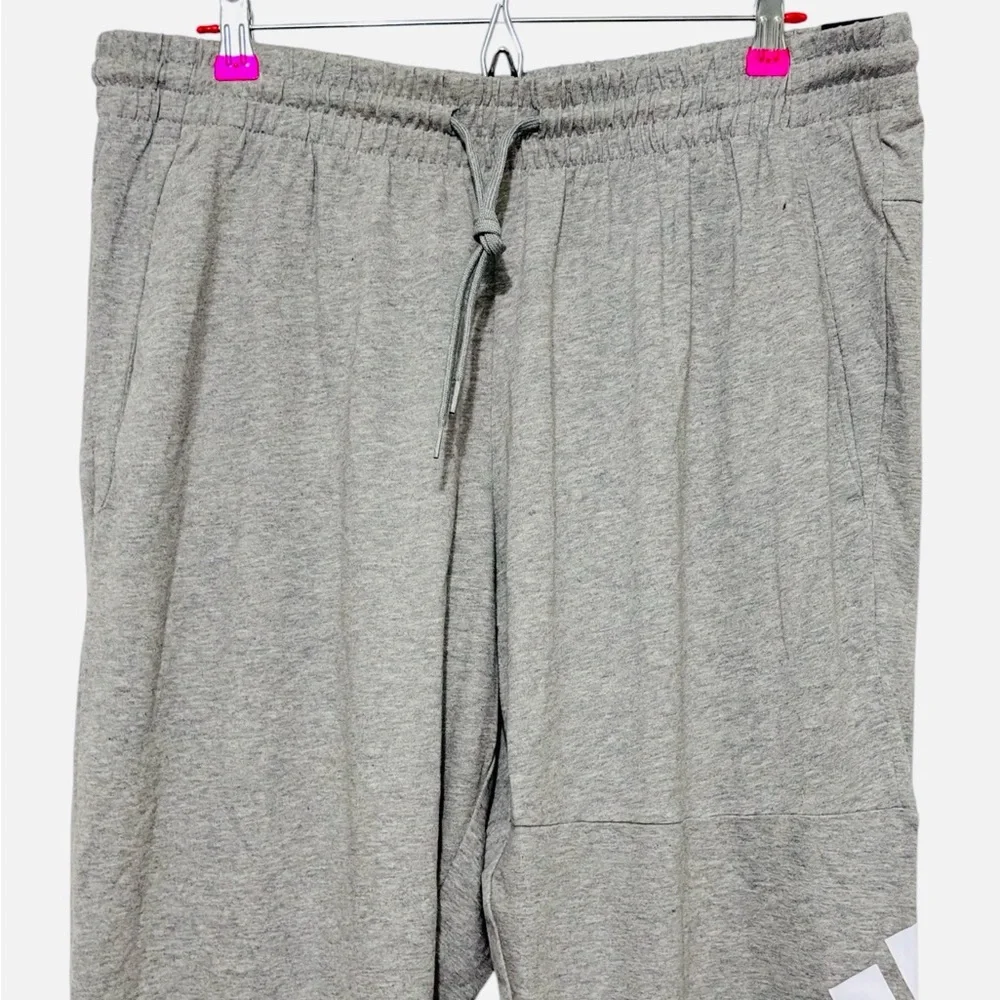 Adidas Essential Fleece Tapered Cuff Pants Sweatpants Joggers Gray Mens Size XL